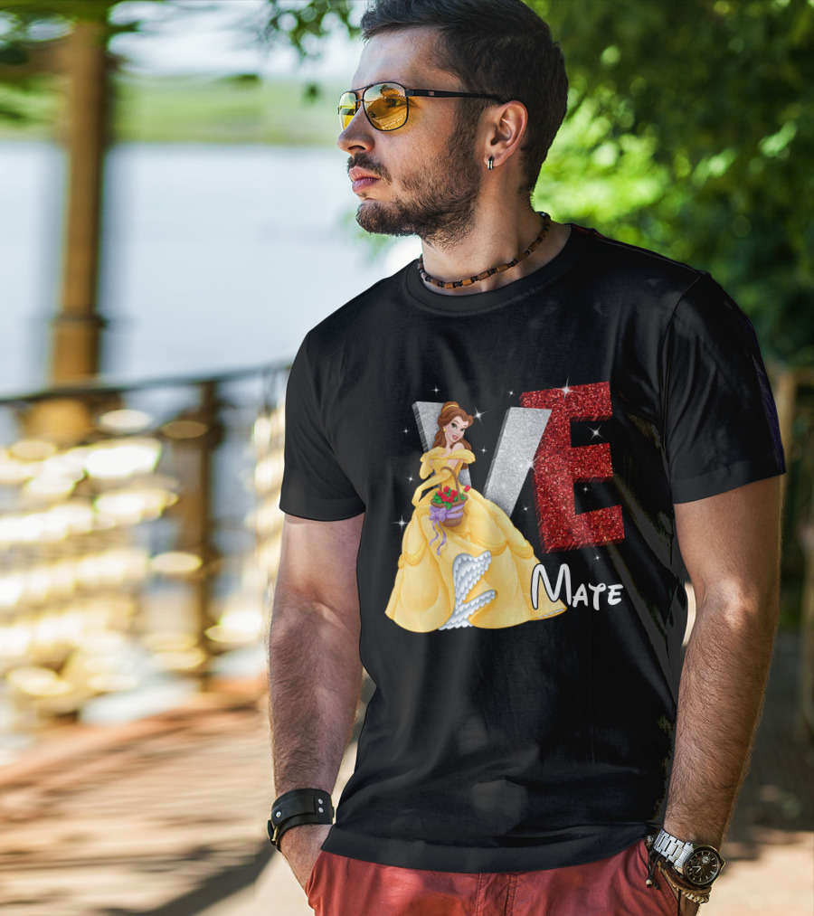 Belle Love Mate Sparkling Princess Theme T-Shirt