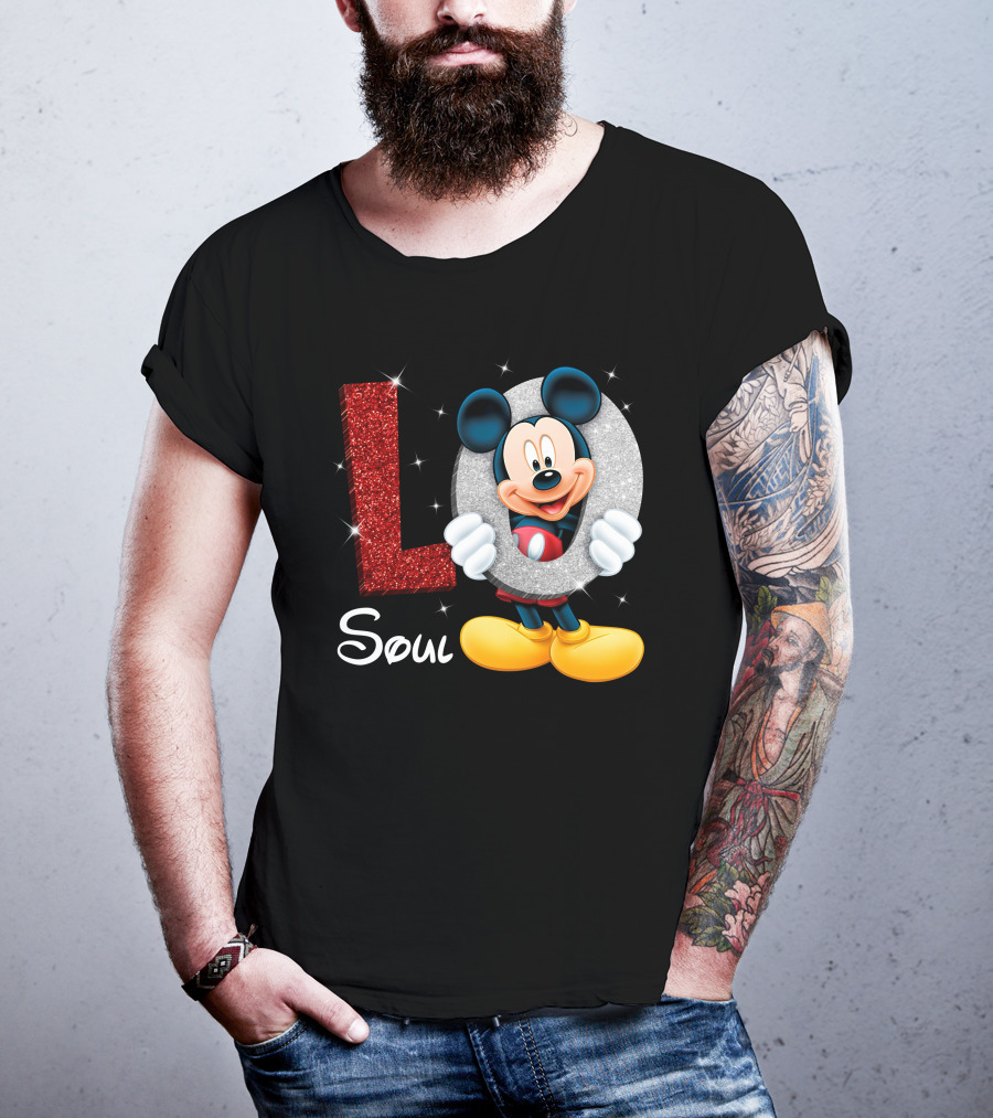 Mickey Mouse Love Soul T-Shirt