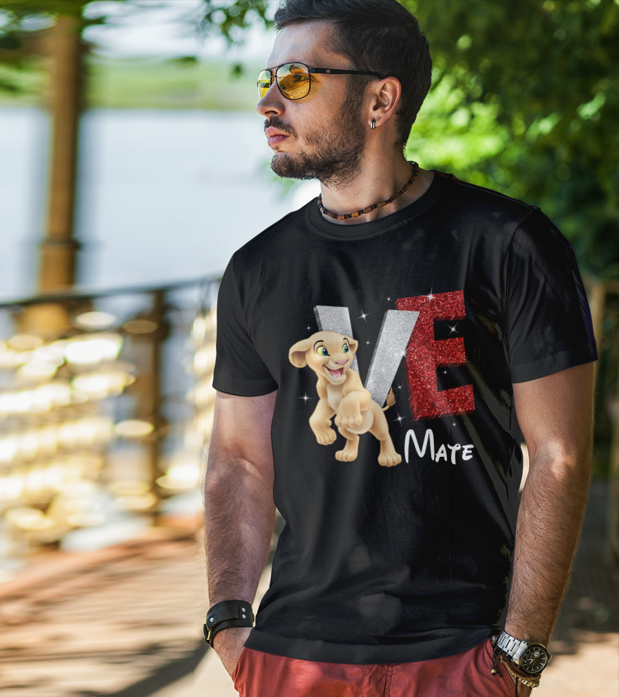 Nala Love Mate Lion Cub Sparkle T-Shirt