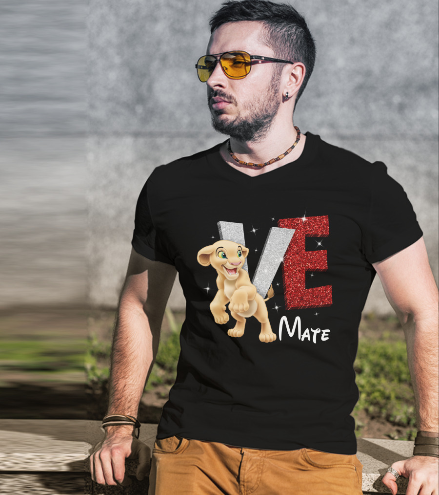 Nala Love Mate Lion Cub Sparkle T-Shirt