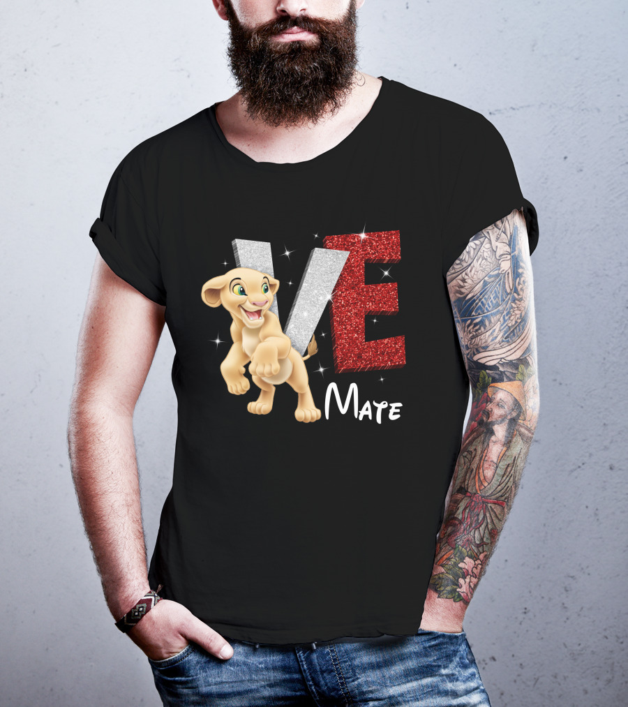 Nala Love Mate Lion Cub Sparkle T-Shirt