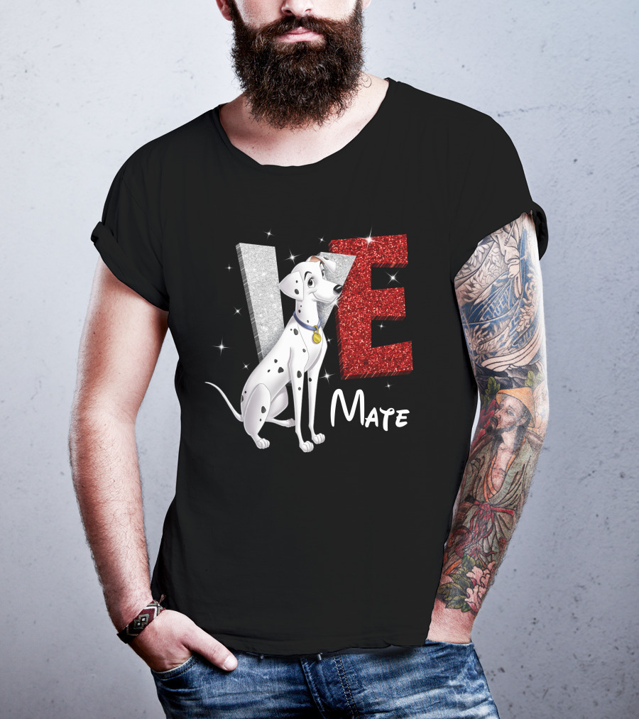 Perdita Love Mate Dalmatian Sparkle T-Shirt