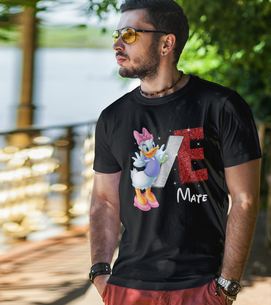 Daisy Duck Love Mate Sparkling Style T-Shirt