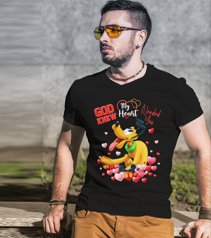 God Knew My Heart Needed You Pluto Hearts T-Shirt