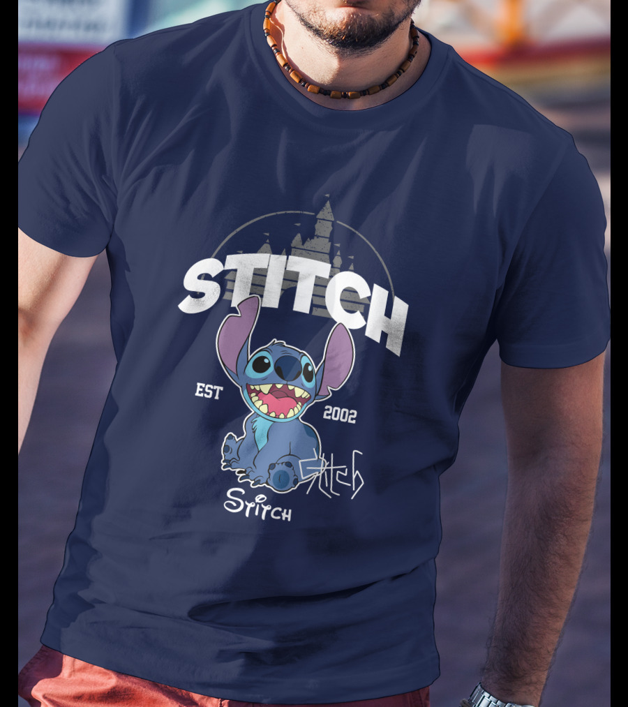 Stitch Est 2002 Disney Castle T-Shirt