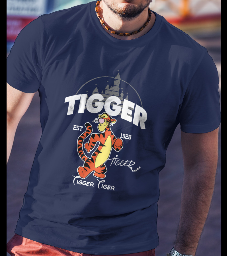 Tigger Tiger Castle Est 1928 T-Shirt