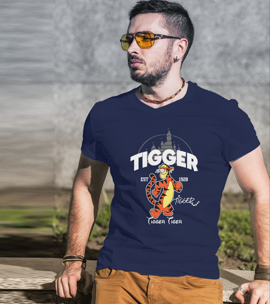 Tigger Tiger Castle Est 1928 T-Shirt