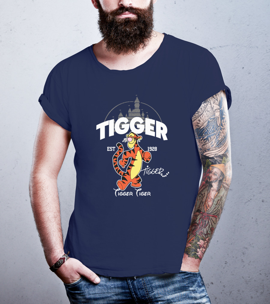 Tigger Tiger Castle Est 1928 T-Shirt