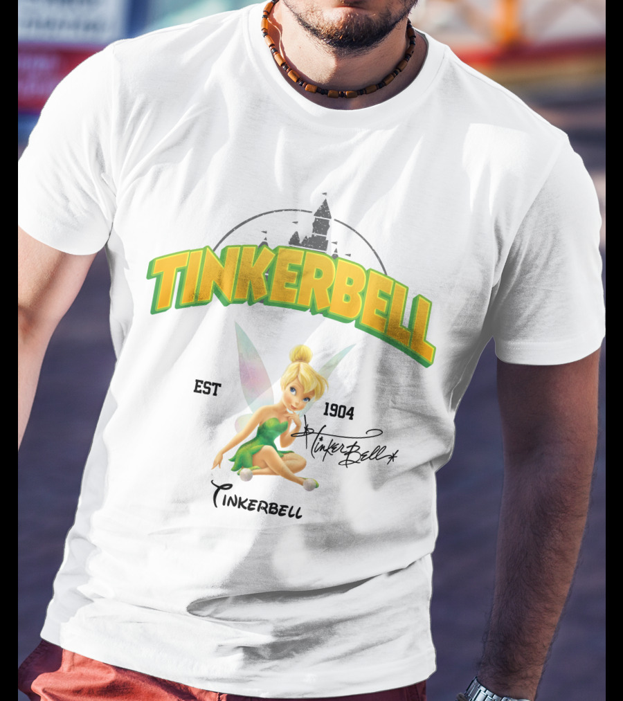 Tinkerbell Est 1904 Castle Wings T-Shirt