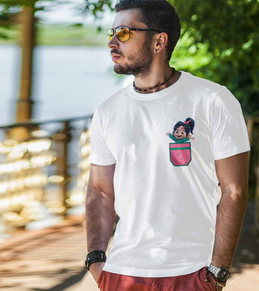 Vanellope Von Schweetz Pocket Character T-Shirt