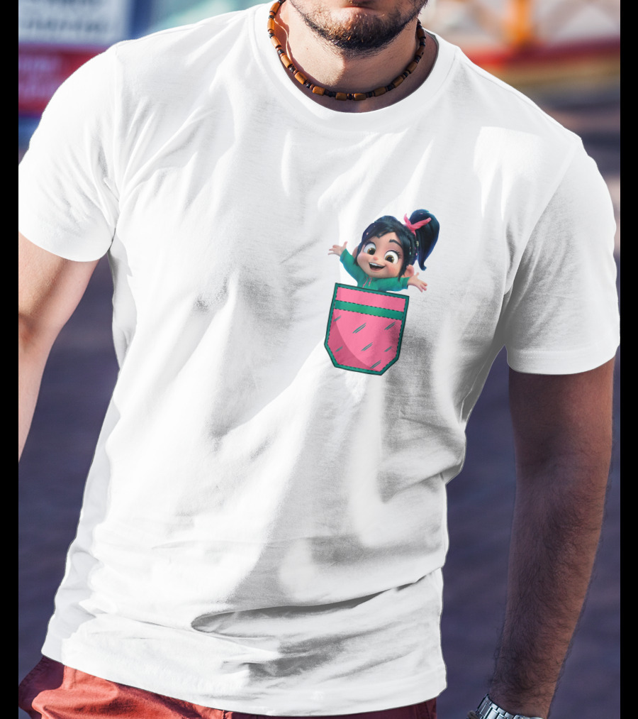 Vanellope Von Schweetz Pocket Character T-Shirt
