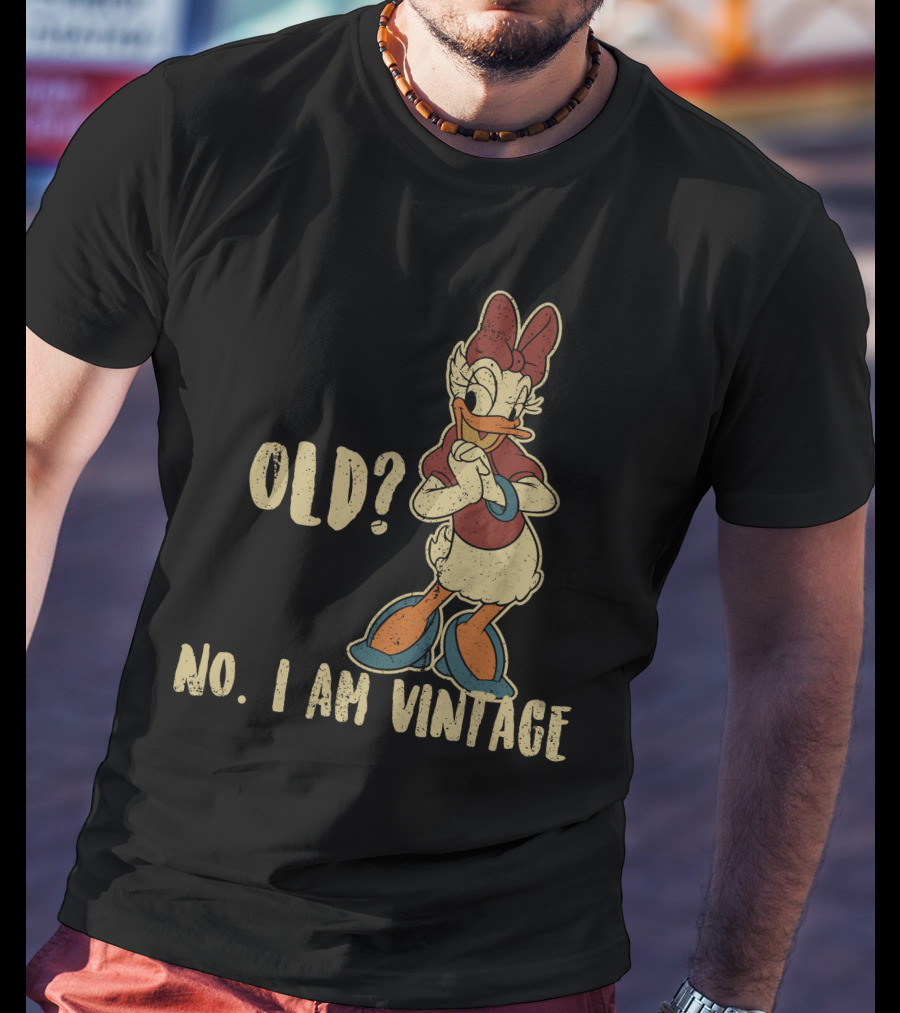 Old? No I Am Vintage Daisy Duck T-Shirt