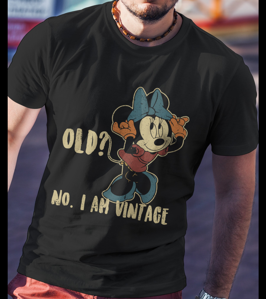 Old? No. I Am Vintage Minnie T-Shirt