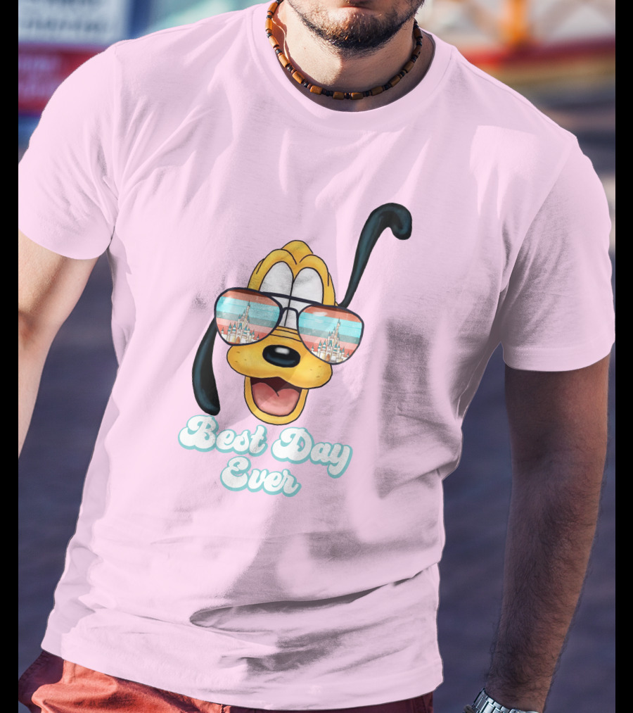 Pluto Sunglasses Best Day Ever T-Shirt
