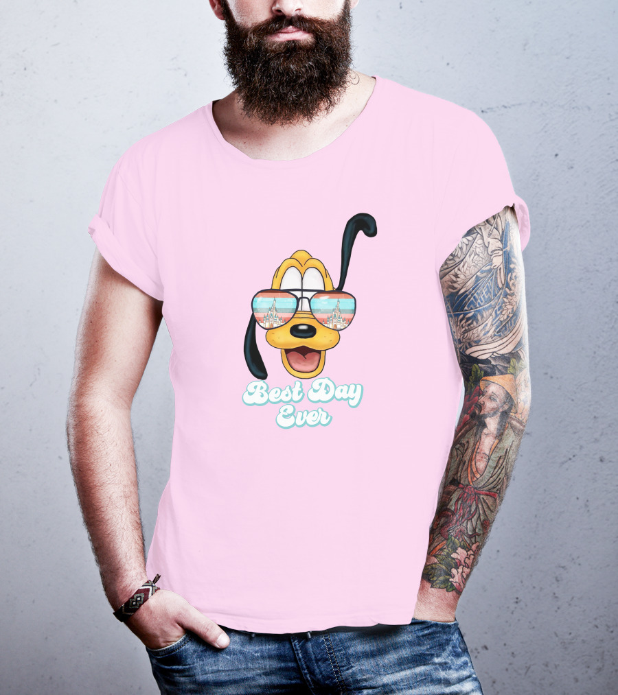 Pluto Sunglasses Best Day Ever T-Shirt
