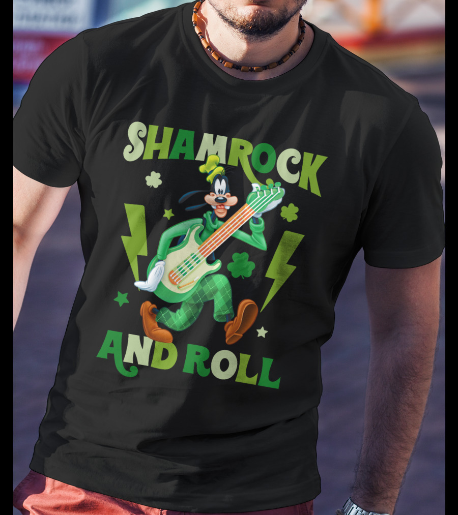 Shamrock And Roll Goofy T-Shirt