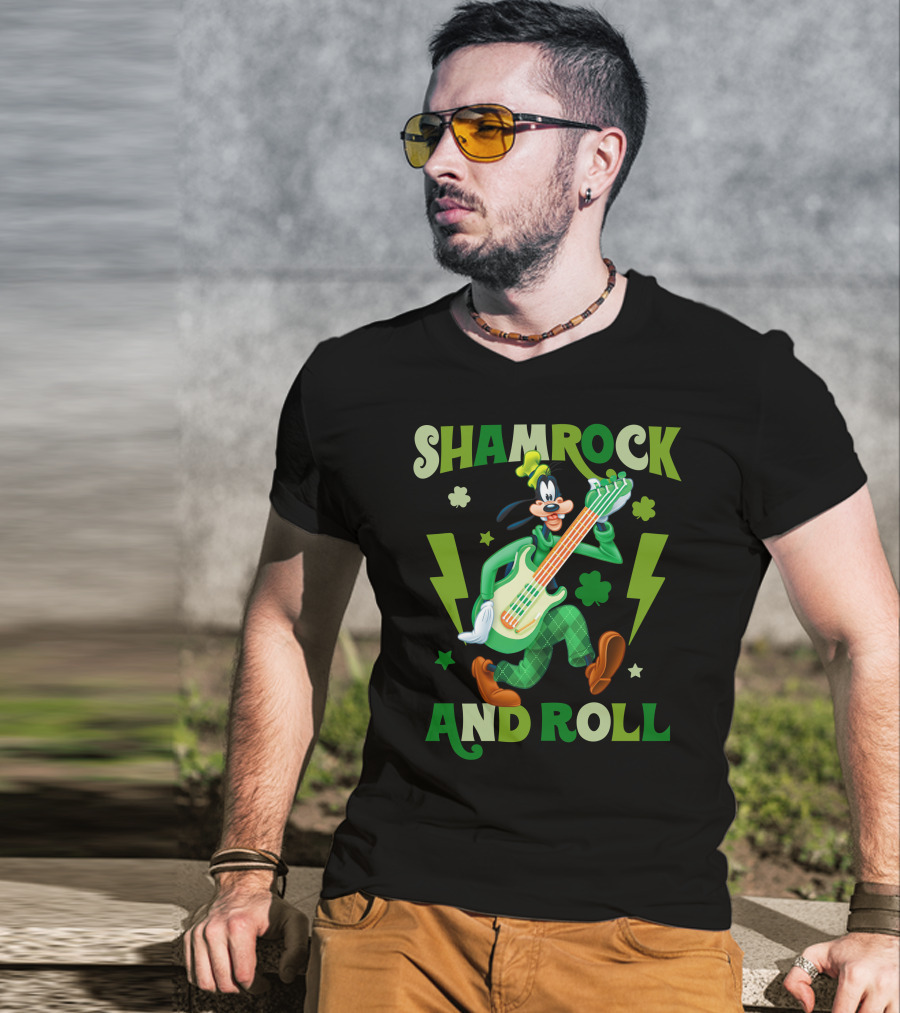 Shamrock And Roll Goofy T-Shirt