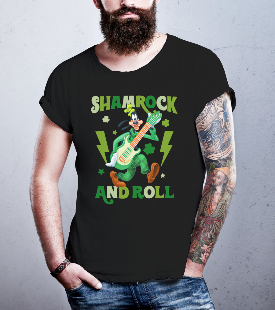 Shamrock And Roll Goofy T-Shirt