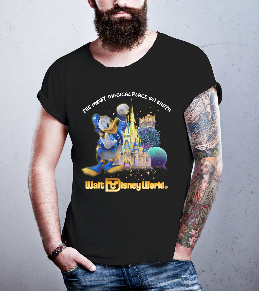 The Most Magical Place On Earth Donald Walt Disney World T-Shirt