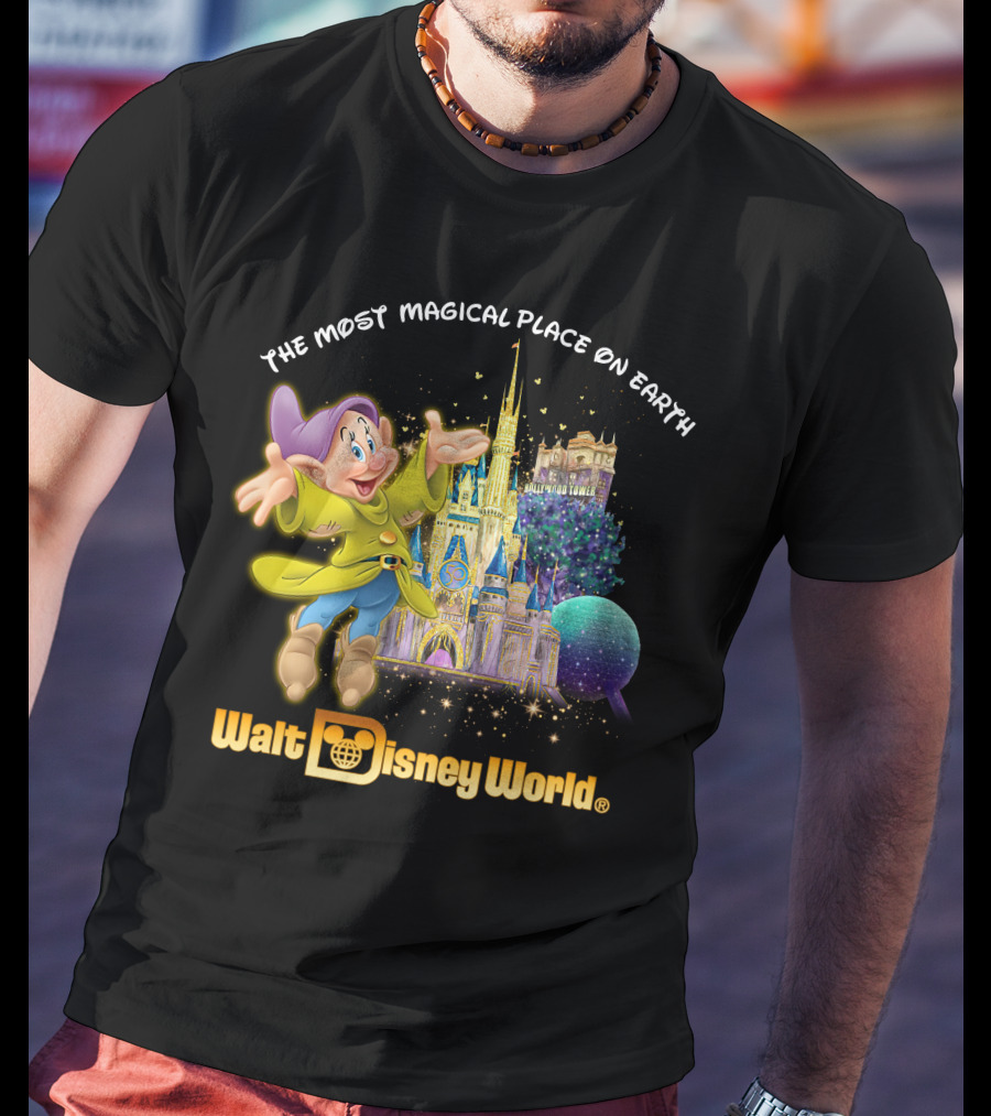 Dopey The Most Magical Place On Earth Walt Disney World T-Shirt