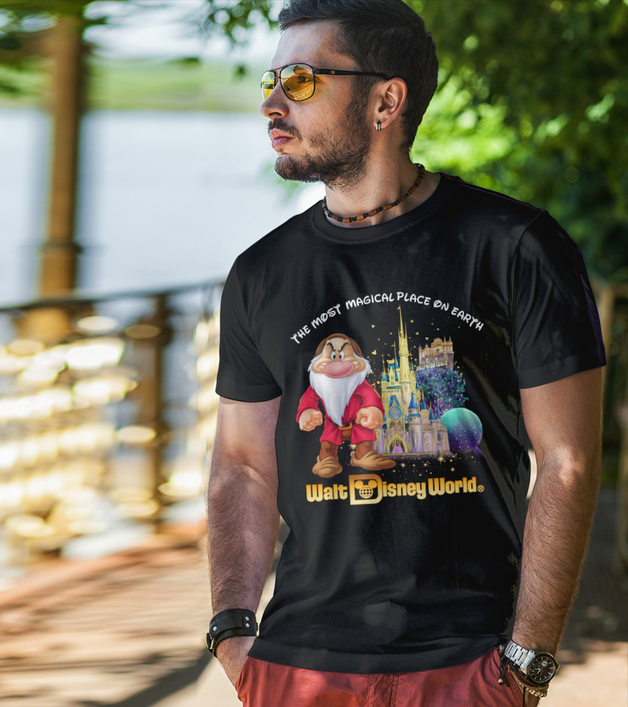 The Most Magical Place On Earth Grumpy Walt Disney World T-Shirt