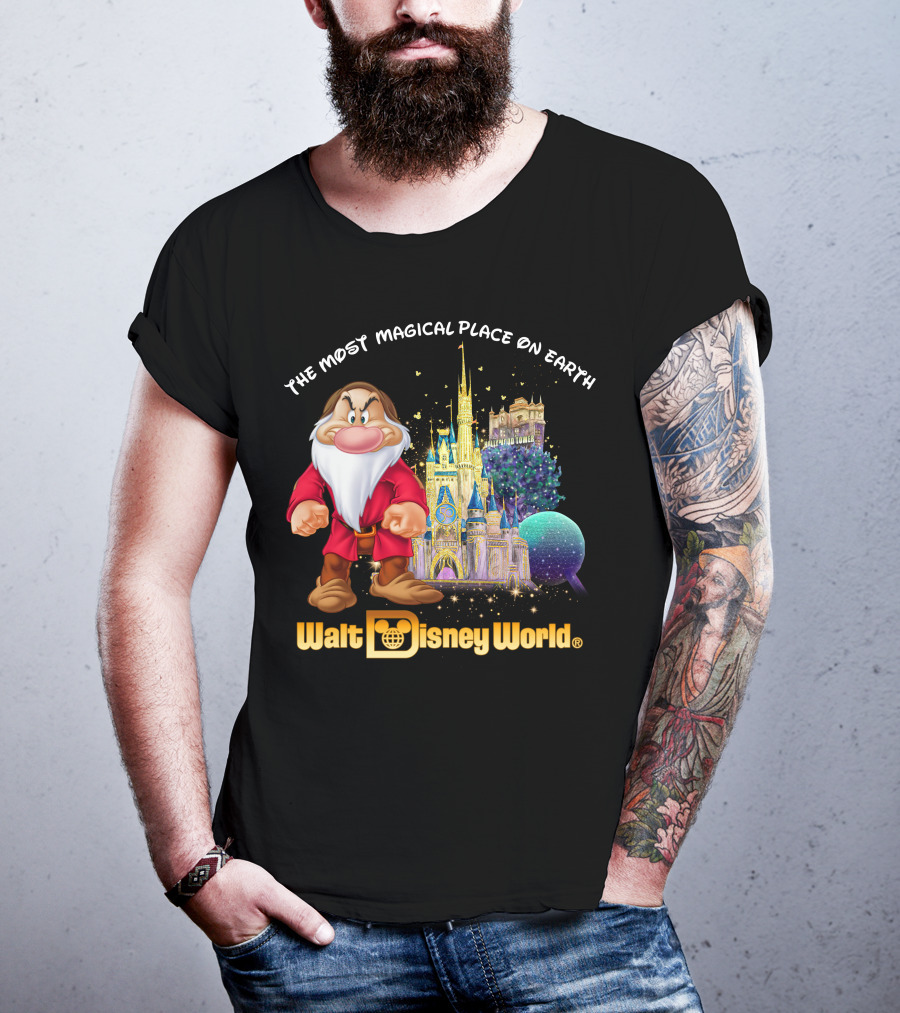 The Most Magical Place On Earth Grumpy Walt Disney World T-Shirt
