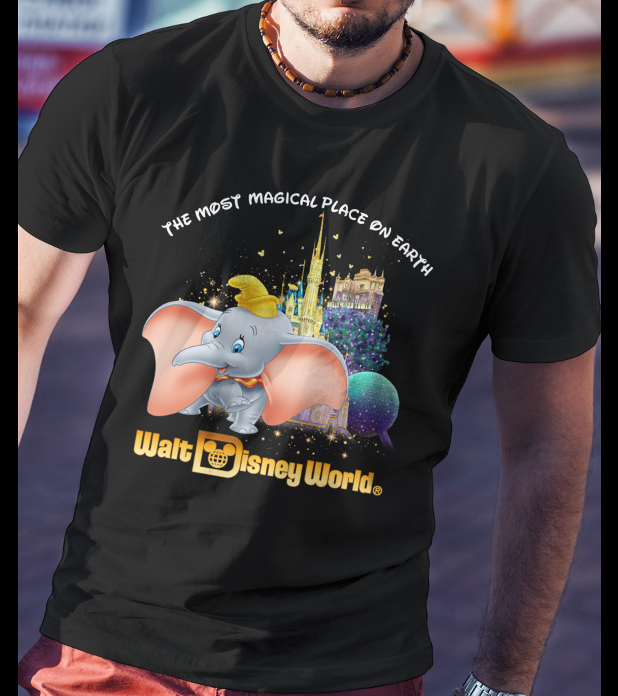 Walt Disney World Dumbo The Most Magical Place On Earth T-Shirt