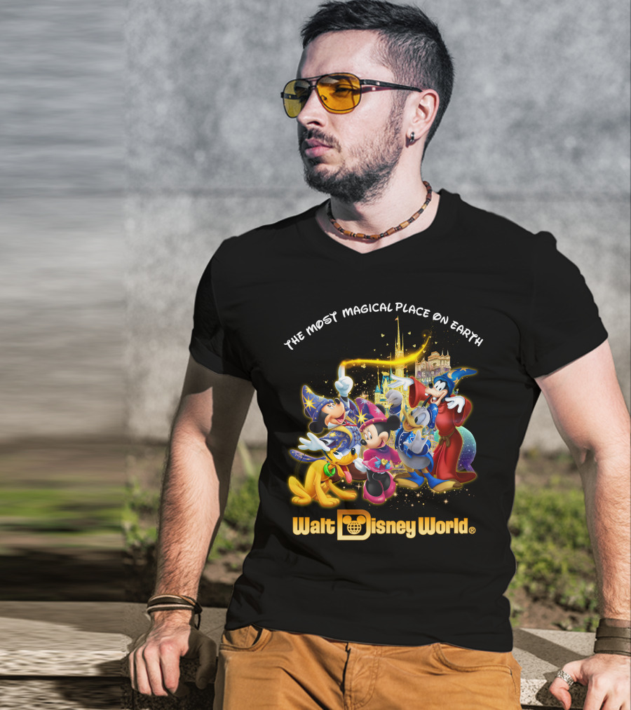 Walt Disney World The Most Magical Place On Earth Mickey & Friends T-Shirt