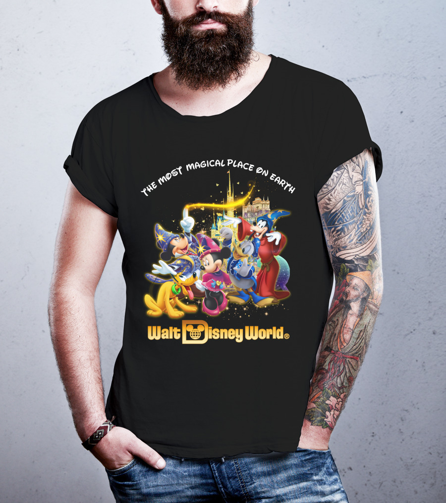 Walt Disney World The Most Magical Place On Earth Mickey & Friends T-Shirt