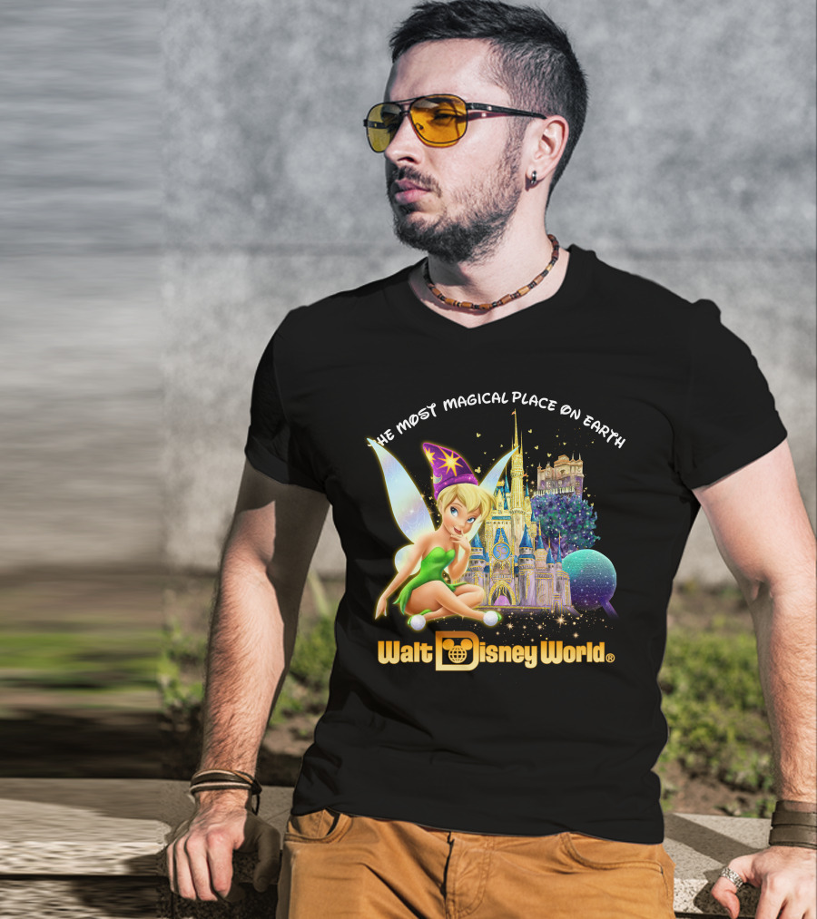 Tinkerbell Walt Disney World The Most Magical Place On Earth T-Shirt