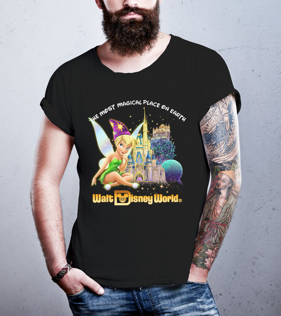 Tinkerbell Walt Disney World The Most Magical Place On Earth T-Shirt