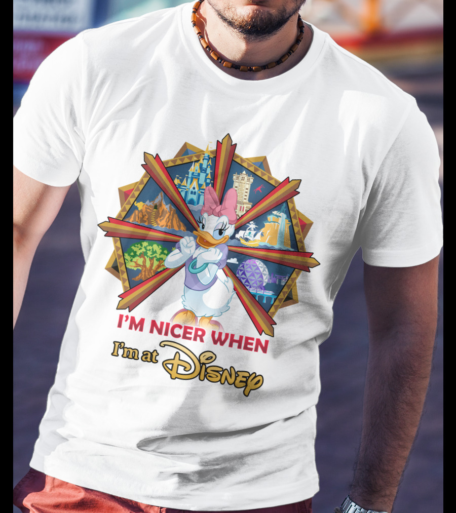 I'm Nicer When I'm At Disney Daisy Duck T-Shirt