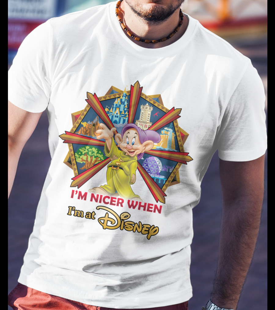 I'm Nicer When I'm At Disney Dopey T-Shirt