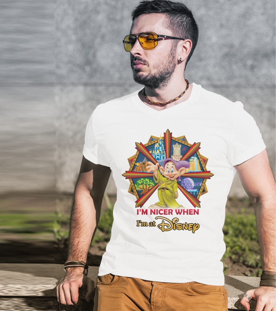 I'm Nicer When I'm At Disney Dopey T-Shirt