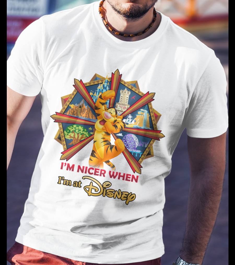 Tigger I'm Nicer When I'm At Disney T-Shirt