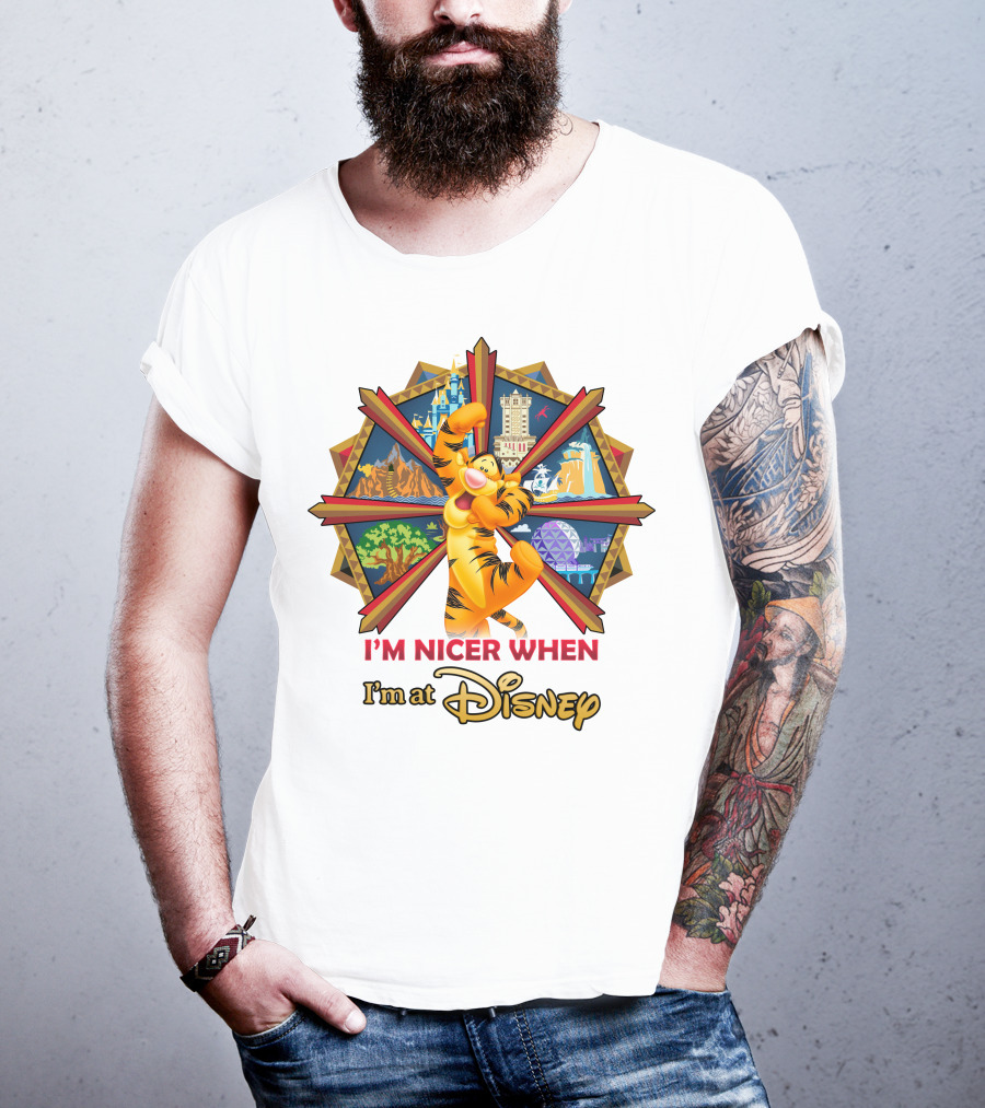 Tigger I'm Nicer When I'm At Disney T-Shirt