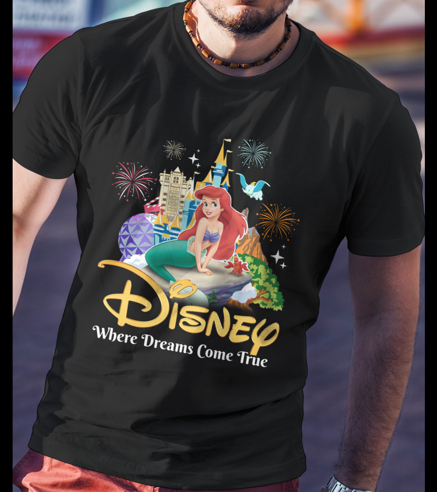 Disney Ariel Where Dreams Come True T-Shirt