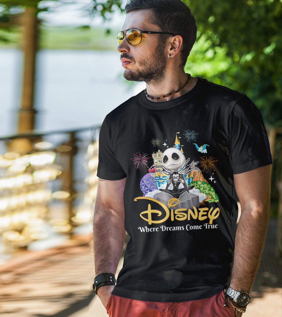 Disney Jack Skellington Where Dreams Come True T-Shirt