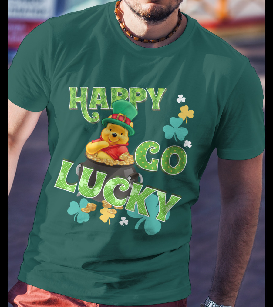 Happy Go Lucky Pooh T-Shirt