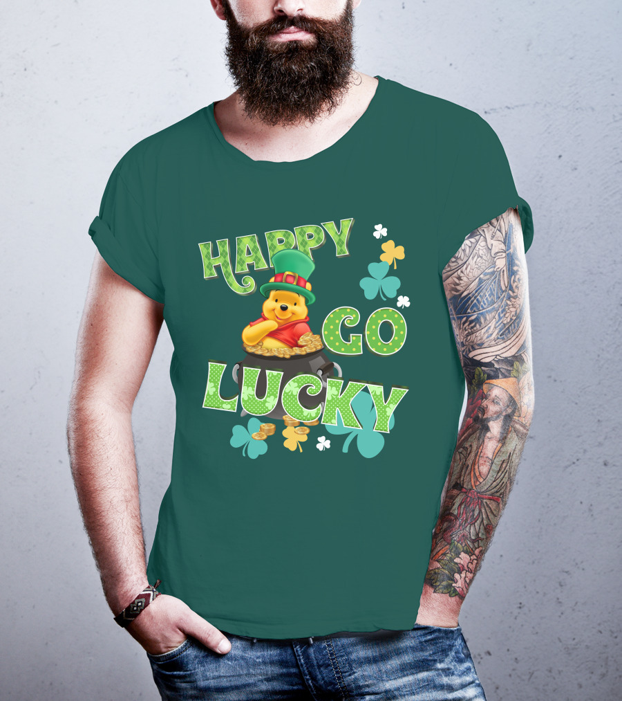 Happy Go Lucky Pooh T-Shirt