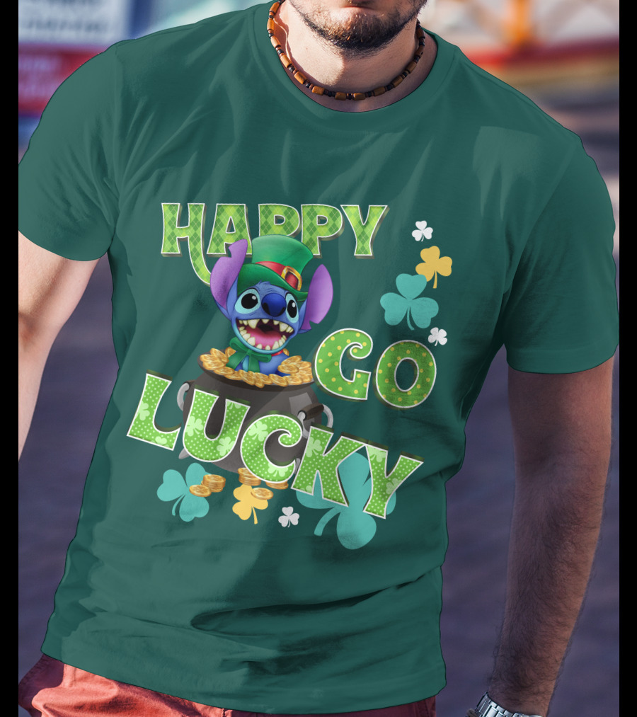 Happy Go Lucky Stitch T-Shirt