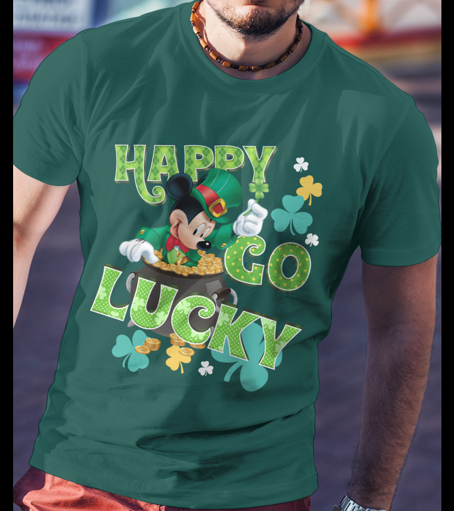 Happy Go Lucky Mickey T-Shirt