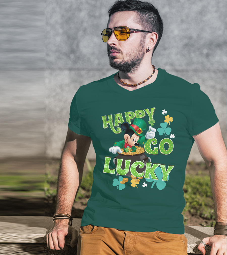 Happy Go Lucky Mickey T-Shirt