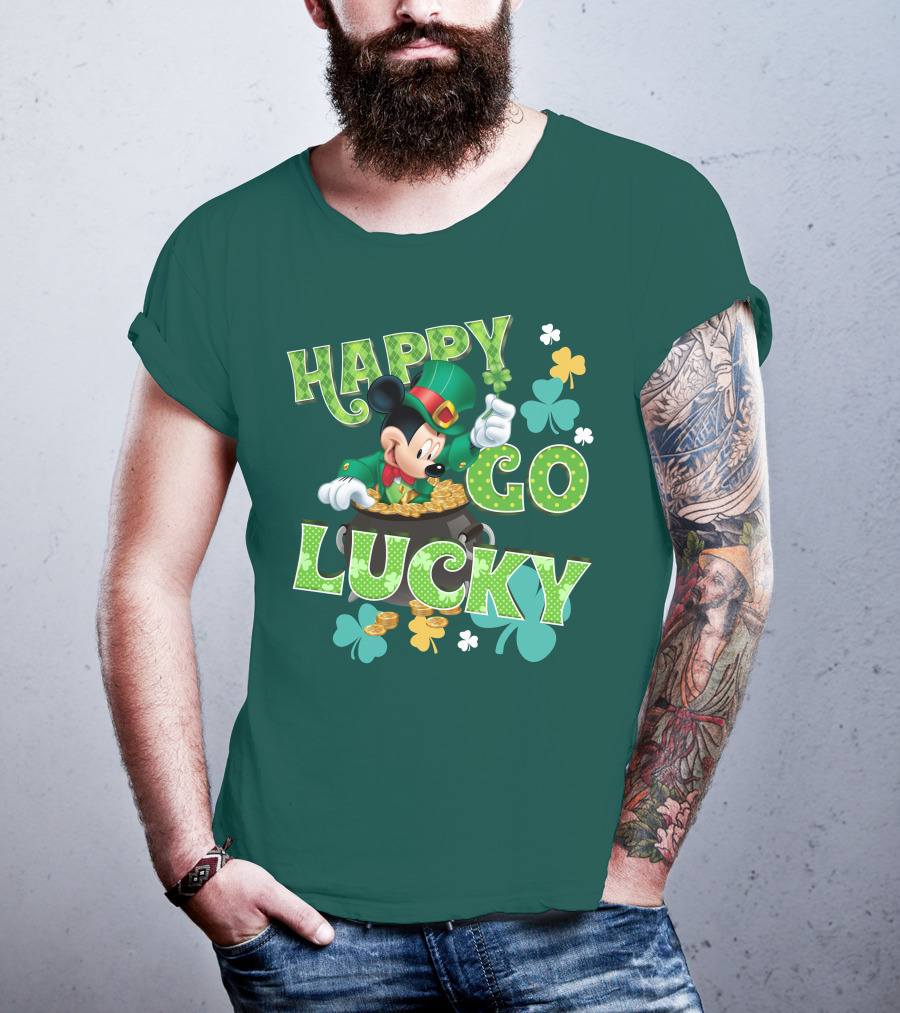Happy Go Lucky Mickey T-Shirt