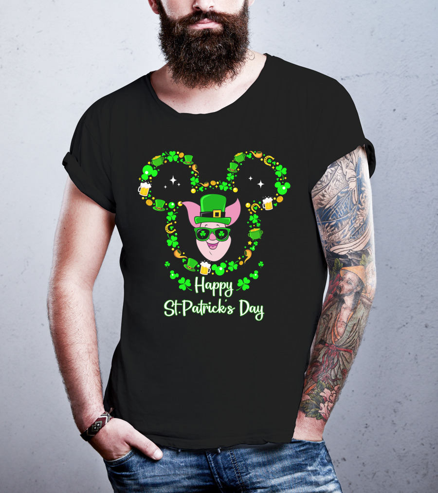 Piglet Happy St. Patrick's Day T-Shirt