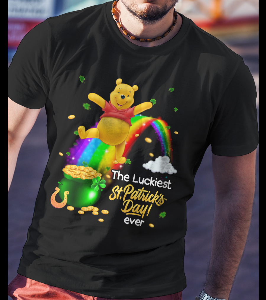 The Luckiest St. Patrick's Day Ever Pooh T-Shirt
