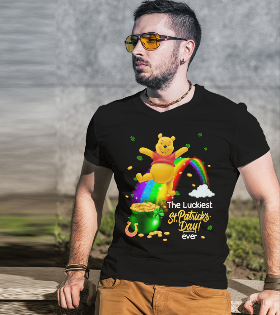 The Luckiest St. Patrick's Day Ever Pooh T-Shirt