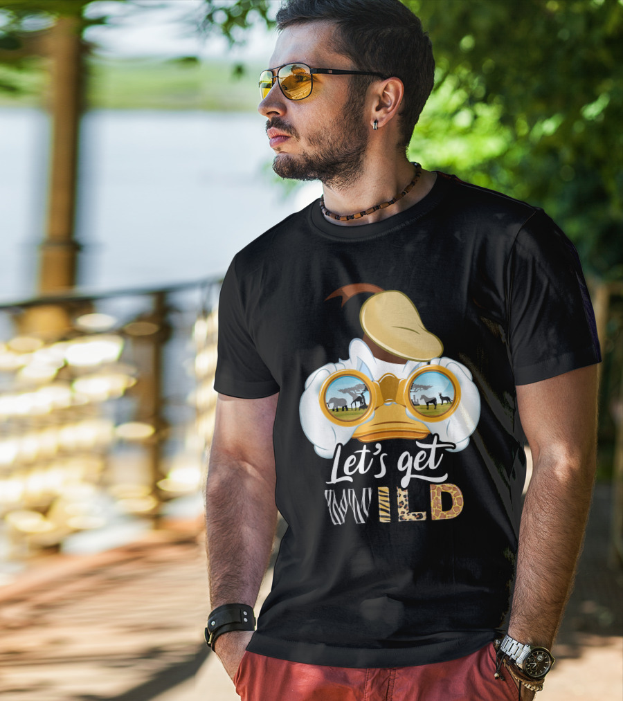 Let's Get Wild Donald Duck Safari Adventure T-Shirt
