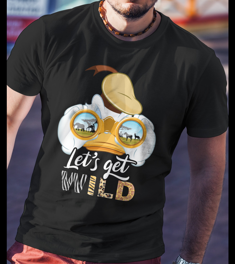 Let's Get Wild Donald Duck Safari Adventure T-Shirt