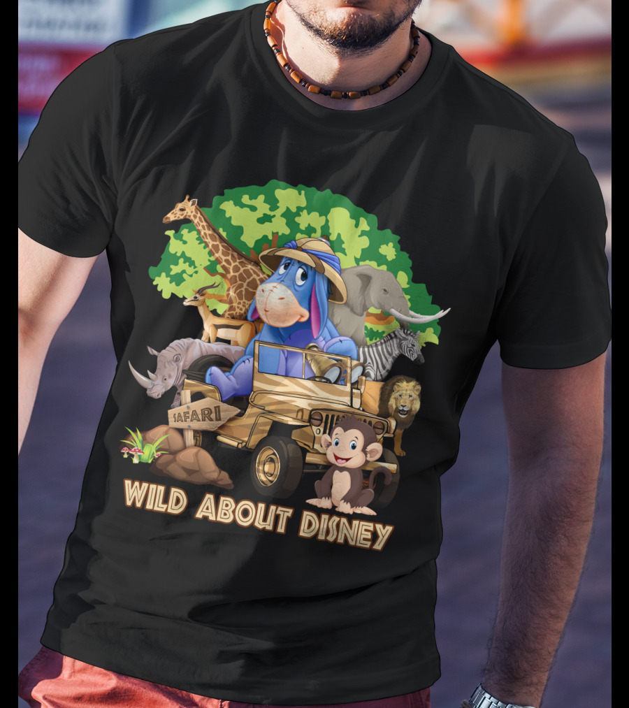 Wild About Disney Eeyore Safari Animal Adventure T-Shirt
